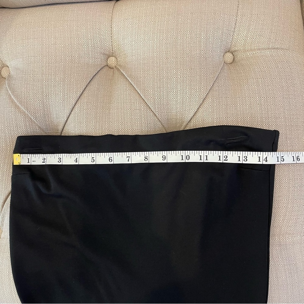 Maison Blanche Dress Women’s L Fit-Flared Black Strapless Mini - Picture 5 of 8